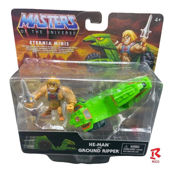 Masters of the Universe Eternia Minis Skeletor Roton  He-Man Ground Ripper New - Picture 2 of 12
